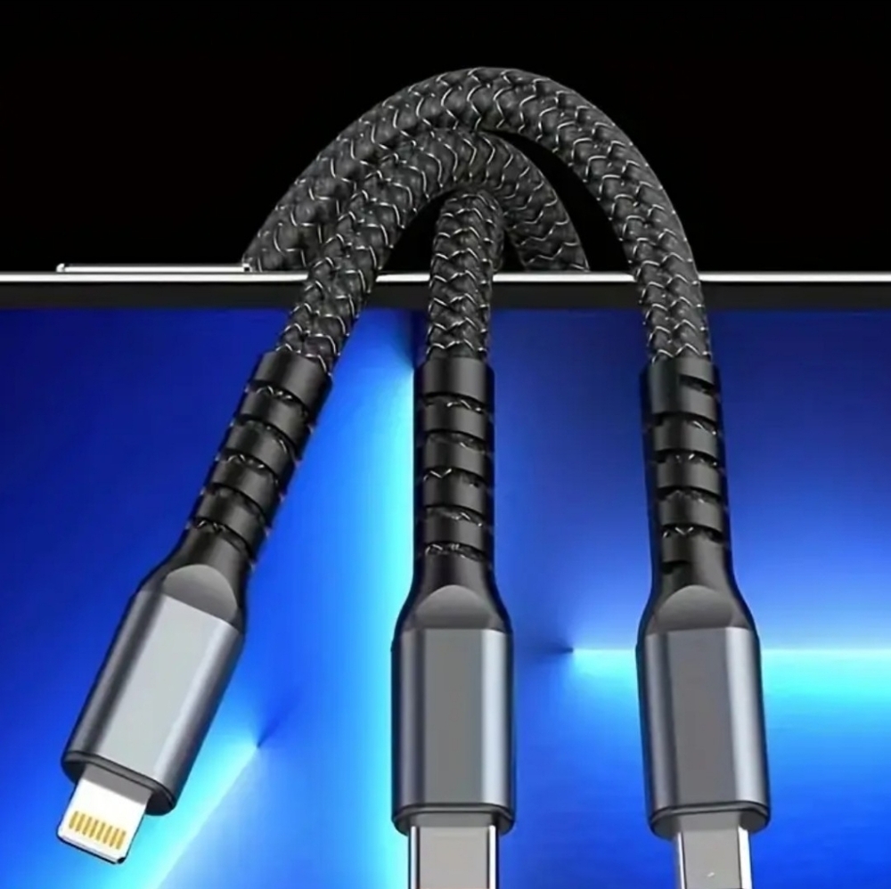 Braided Black Charging Cable